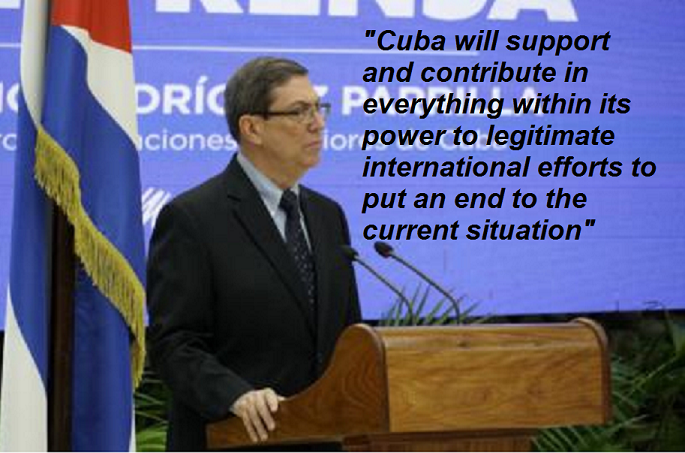 Cuba proposes actions to resolve the Israeli-Palestinian conflict